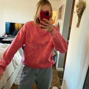 John Galt bleach dyed sweater o/s